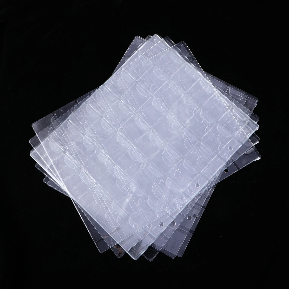 

10 Pcs 30 Pockets Coins Albums White PVC Coins Collection Coin Storage Bag Collectors Storage Bag Gift