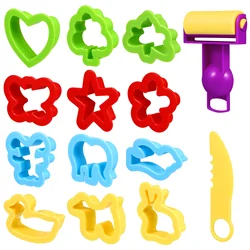 DIY Clay Modeling Tool for Kids with Shapes Mould Kit Children Toy Mold