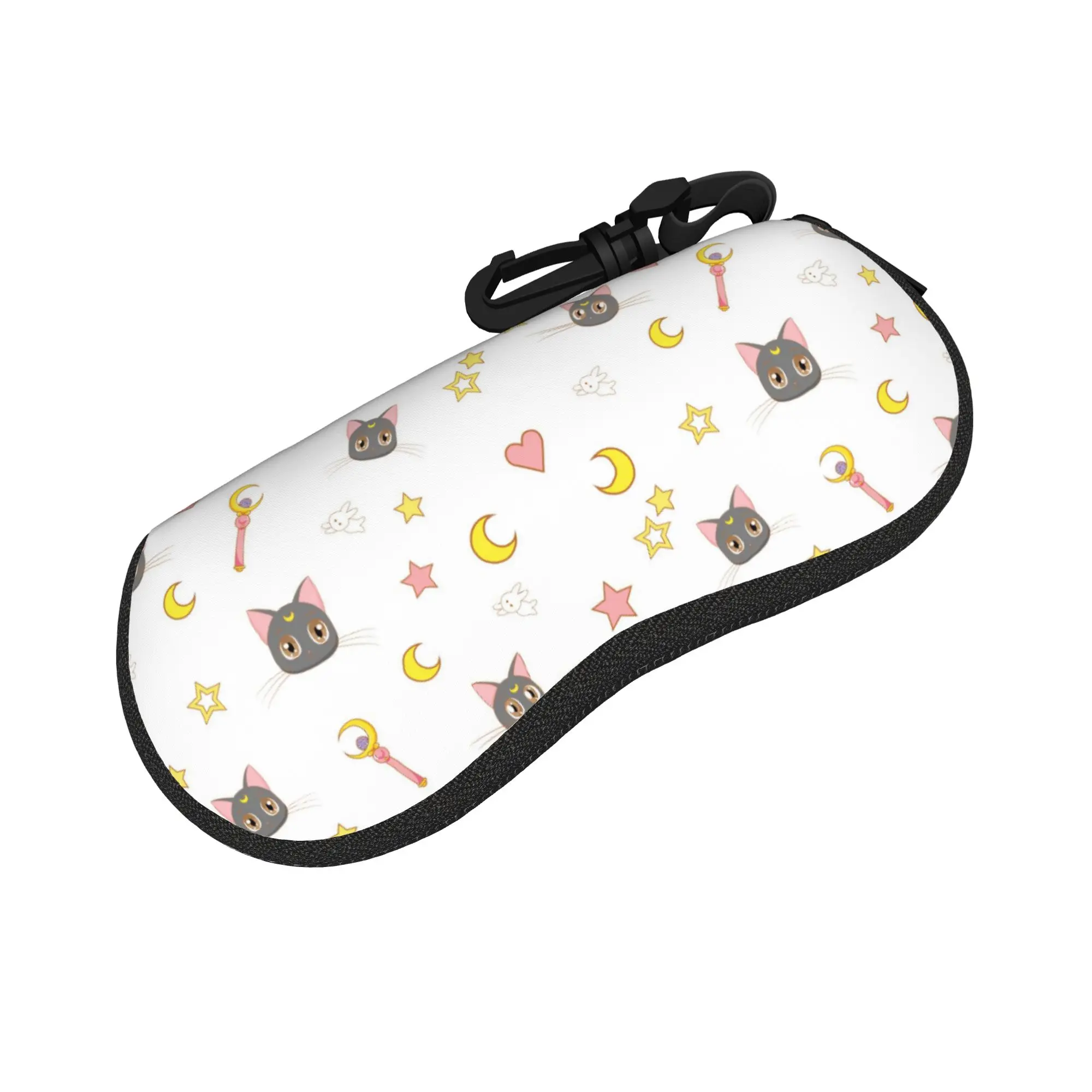 Anime Moon Girl Glasses Case Men Women Lightweight Box Usagi Tsukino Reading Storage Box Protector Sunglasses Box