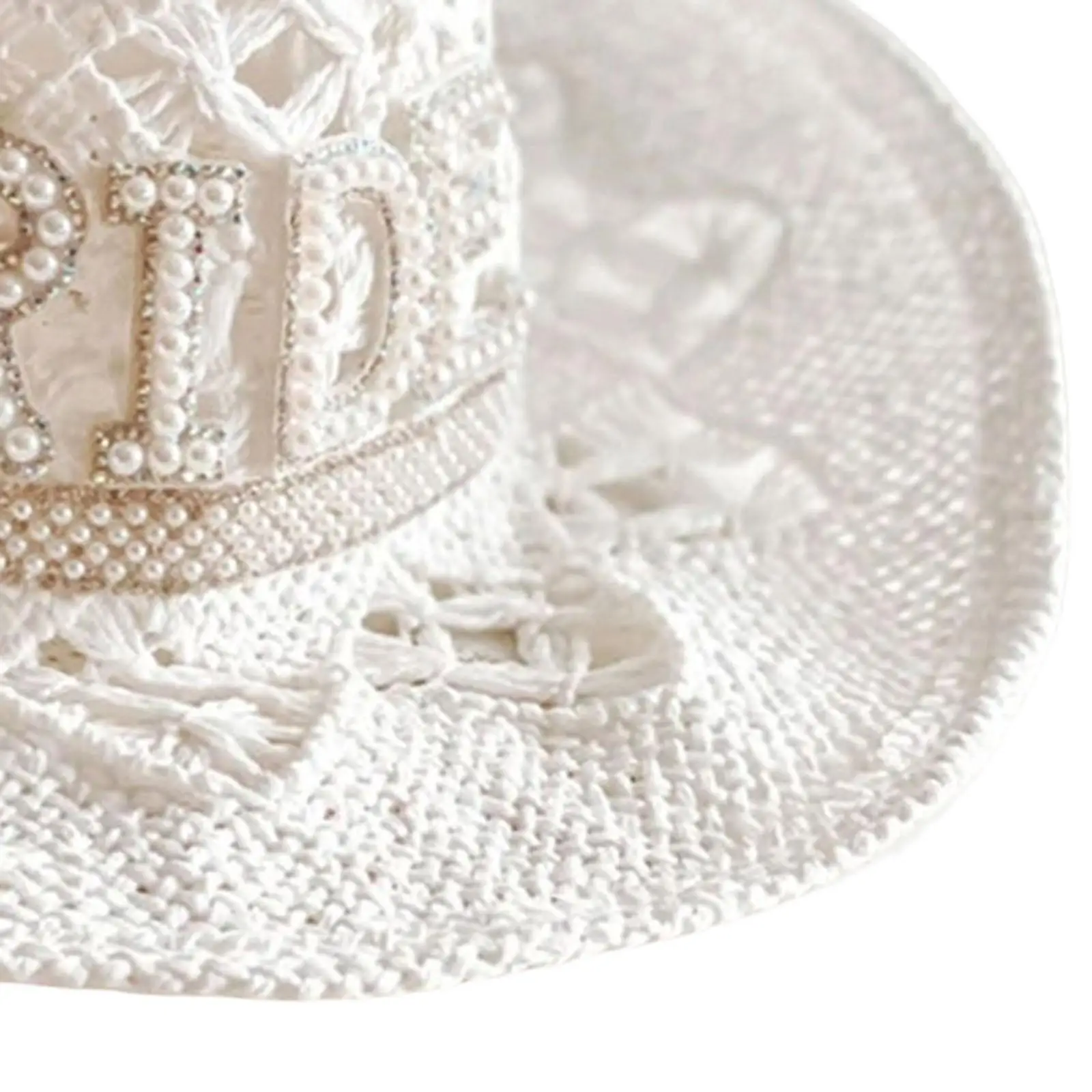 Breathable White Cowboy Hat for Bride Western Felt Wedding Party Favor Sun Hat Women Wide Brim Floppy Cowgirl Costume