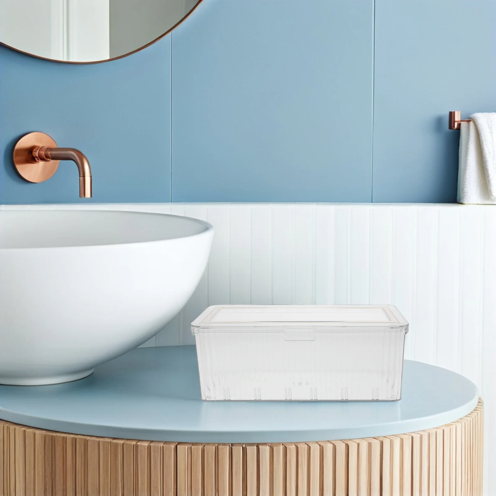 

Acrylic Bracelet Storage Box Rectangular Clear Jewelry Organizer Portable Travel Case for Rings Earrings Necklace Women