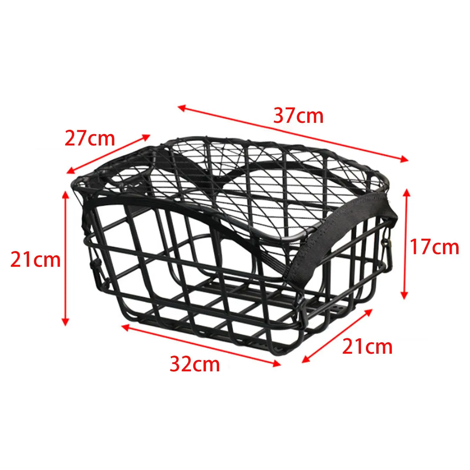 

Bicycle Basket Accessories Convenient Assemble Container Cargo Rack for Folding Bike