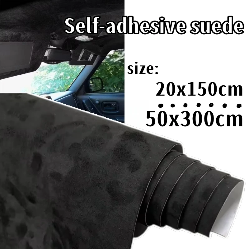 

Self Adhesive Suede Fabric Max 50x300cm for Furniture Decoration Car Door Panel Interior Modification Sofa Repair Suede Stickers