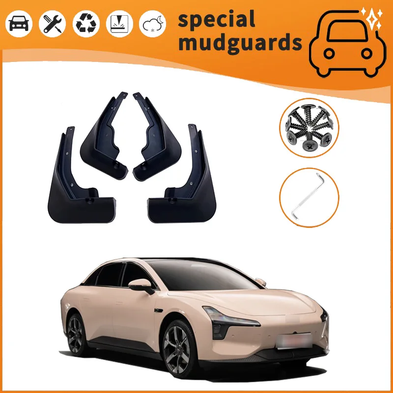 

For Xpeng Mona M03 Mudguards Fender Mudflaps Front Rear Flares Splash Guards Cover Car Accessorie