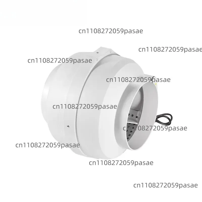 315W2 in-line Centrifugal Exhaust Fan, IP65, Energy-Efficient, 12-Inch Waterproof Brushless Motor, Duct Ventilation Plastic Fan