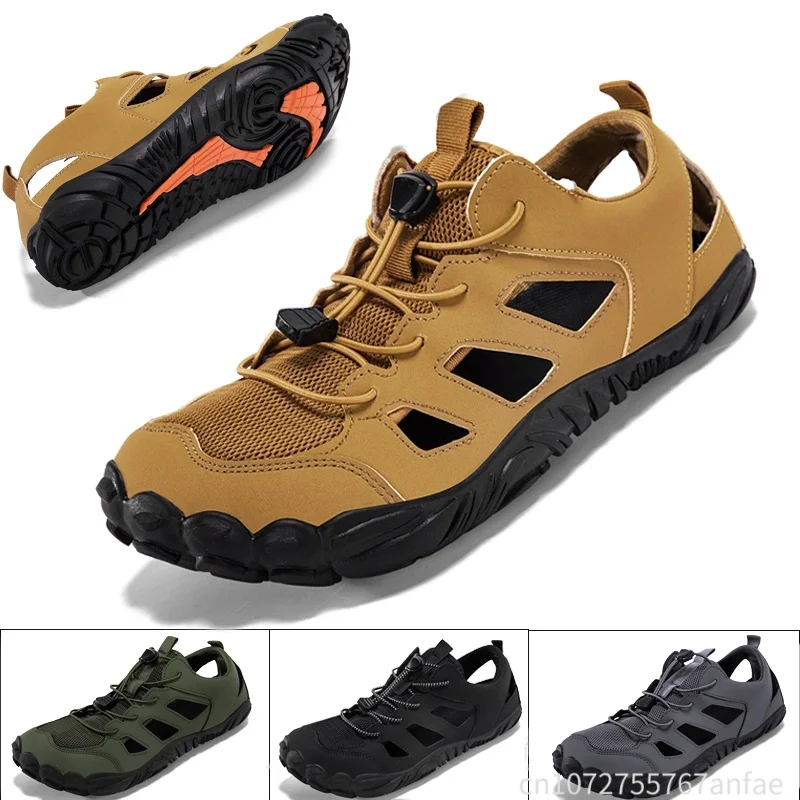 Schnell trocknende Wasserschuhe für Herren, atmungsaktive Wanderschuhe für Damen, lässige Outdoor-Wandersandalen für Herren, bequeme Outdoor-Sneaker mit weichem Boden