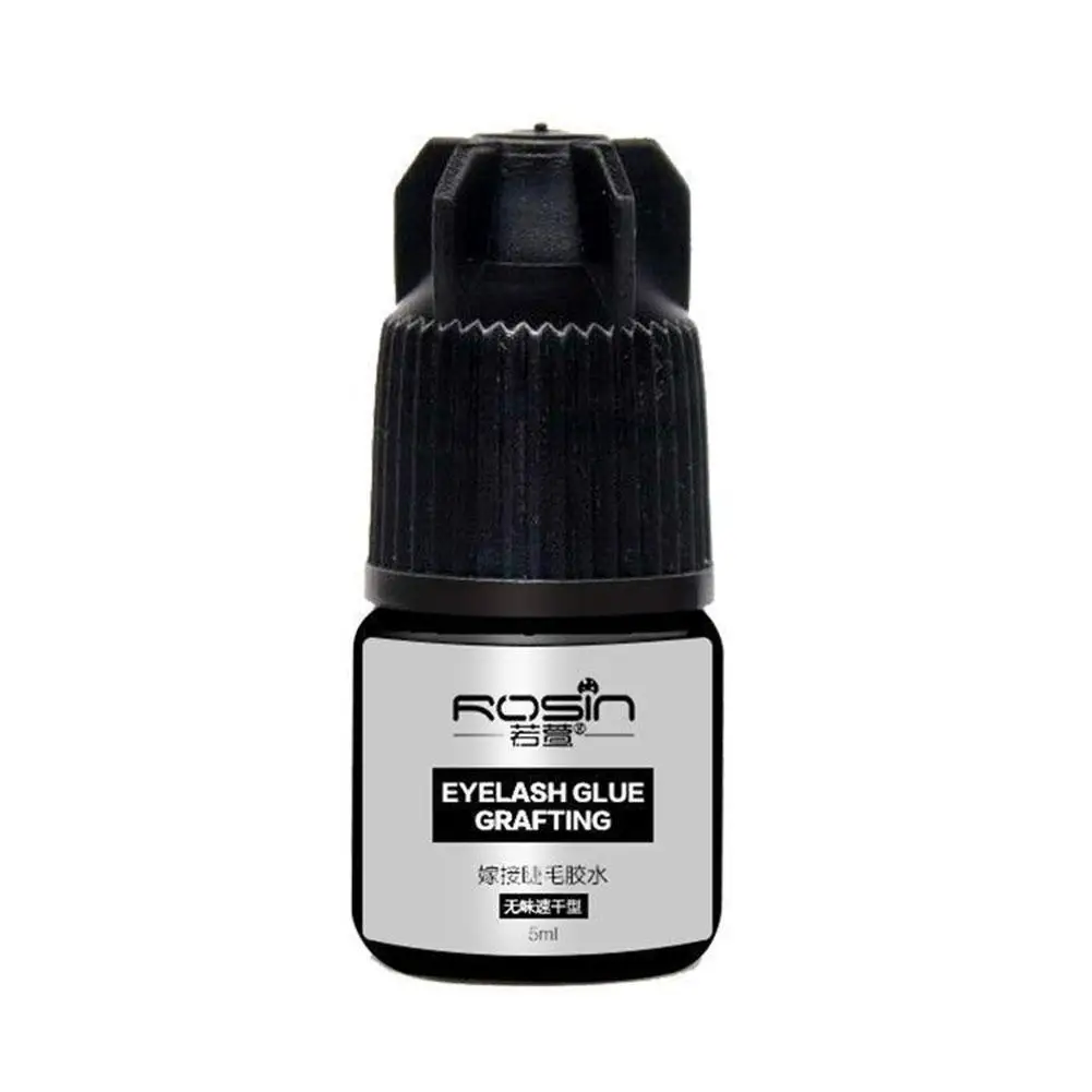 Pegamento para pestañas postizas, secado rápido, resistente al agua, duradero, negro, sin pegamento, irritación, extensión, N1H3 Graf, 5ml