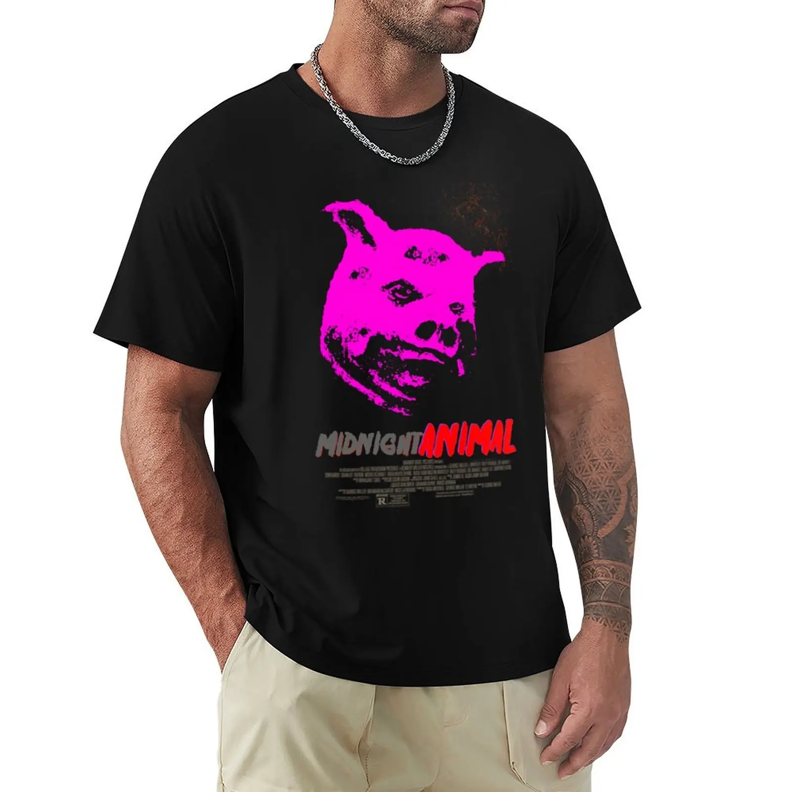 Hotline Miami 2: Midnight Animal Movie Poster T-Shirt Work Utility Short Sleeve Shirt