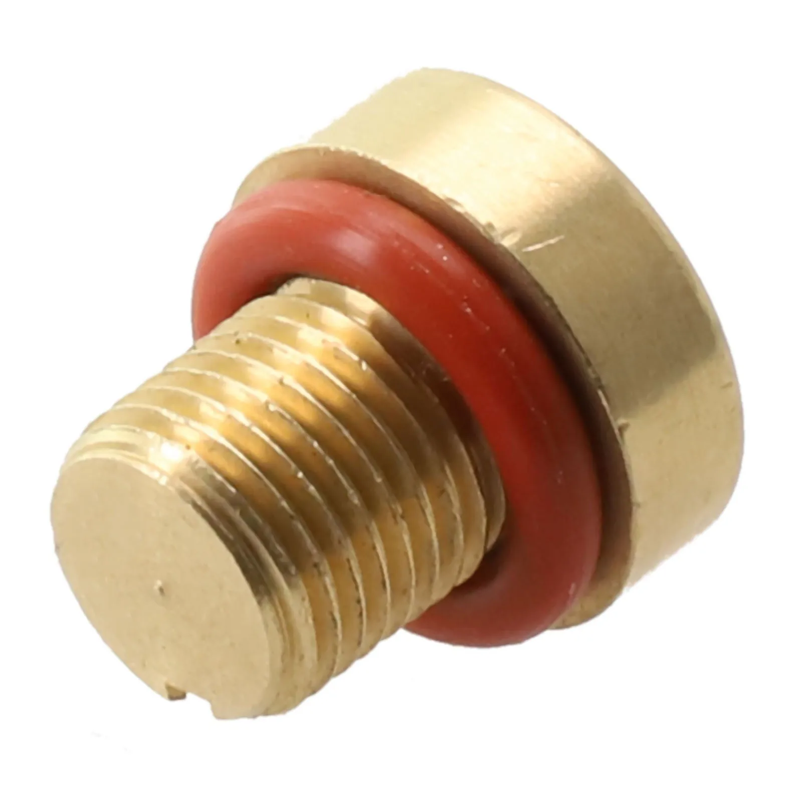LR034624 Gold Color Water Pipe Thread Brass End Cap Solid Connector for Range Rover with 50L V8 Petrol Engine LR034624