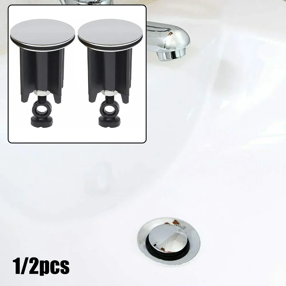 1/2 PCS Waschbecken Stecker Universal Kupfer Abdeckung Waschbecken Badezimmer 40mm Pop-Up Stecker Ersatz Ablauf Stecker bad Wasserhahn Leuchte