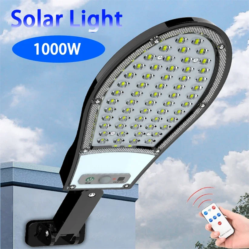 Luces solares para exteriores, iluminación potente de pared de jardín, lámparas Led solares con Sensor de movimiento, luz Solar Ip66, lámpara de calle impermeable