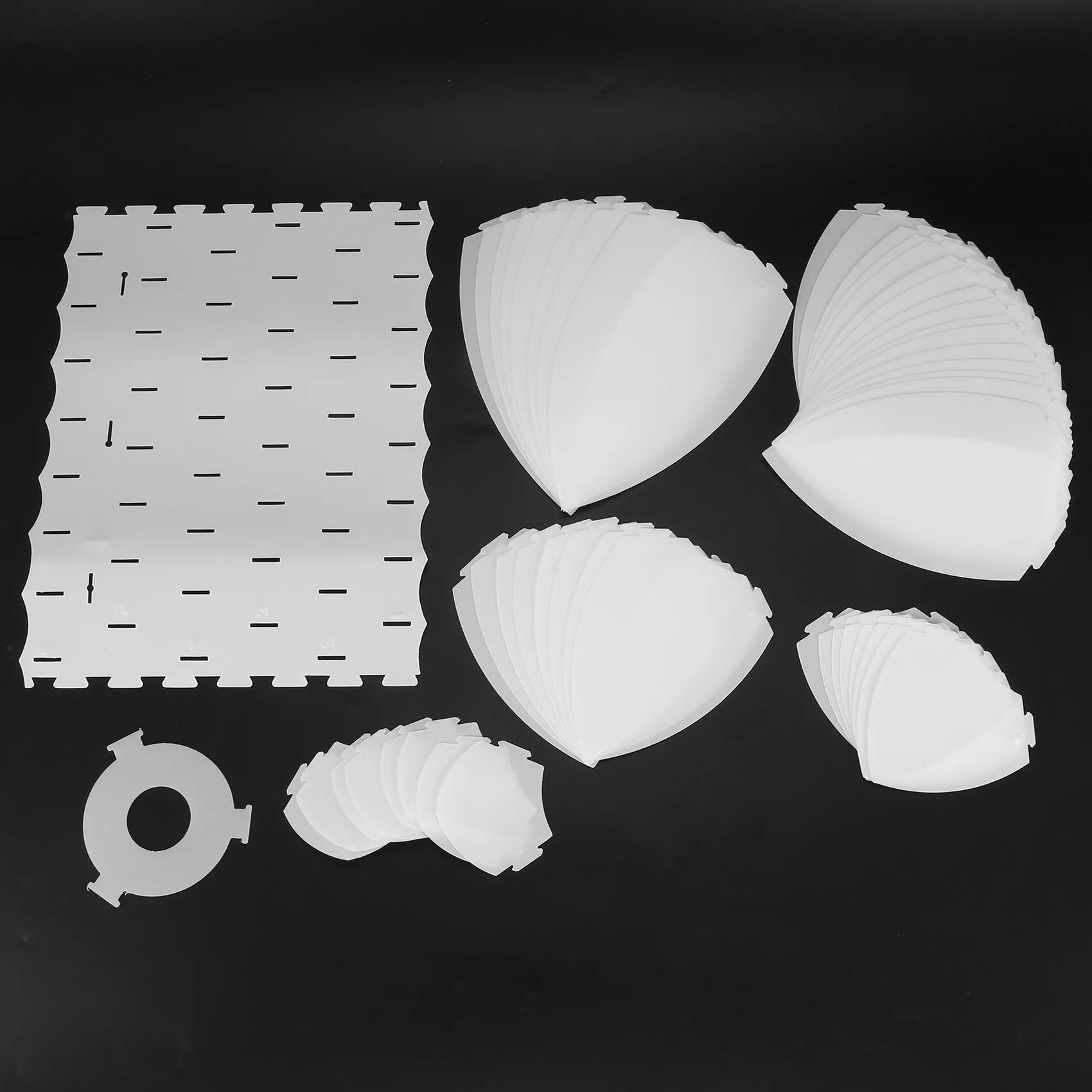 

AUAU-Lotus Chandelier Lampshade DIY Lotus Flower Six-Layer Lamp Shade Romantic Room Pendent Lighting Cover Hotel Bar Decor