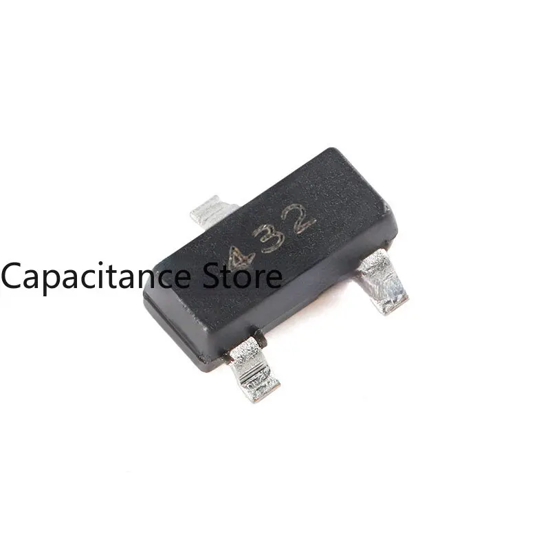 10 pz originale CJ432 432 ± 1% SOT-23 1.24V ~ 18V 100mA Chip di riferimento di tensione