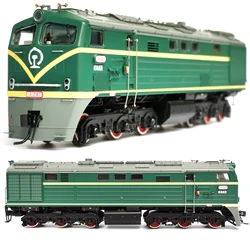 N27 Train Model HO 1/87 1247 1205 1206 Dongfeng Diesel Locomotive DF3 Three-window Version Movable Rail Car Model Toy Gift