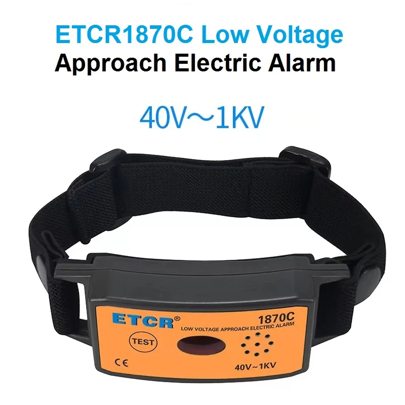 ETCR1870C ETCR1870 High Low Voltage Detector Outdoor Non Contact Auto Wrist Type Leakage Remote Current Alarm Smartwatch  IP54