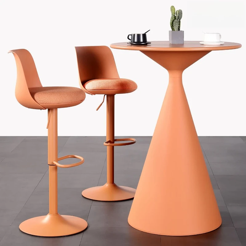 Dopamine household plastic stool simple soft bag bar chair rotation