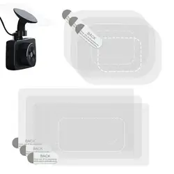 Dashcam Windshield Sticker 6pcs Car Driving Recorder ETC Special Electrostatic Sticker Clear Static Tape for Mounting Dash Cam