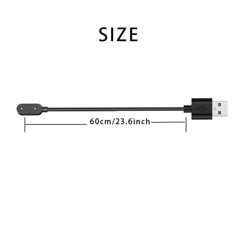 1 m langes USB-Ladekabel für Huawei Band 10/9/8/7/6 Ladekabel