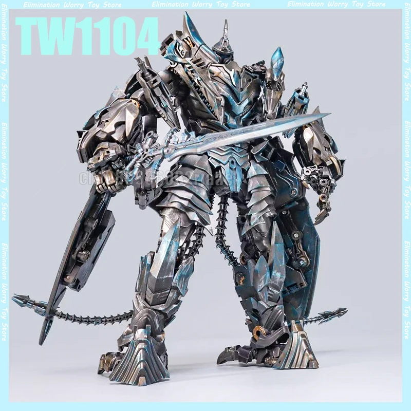 NEW BAIWEI 피규어 변신 장난감 TW-1104 피규어 TW1104 스트레이프 로봇 애니메이션 TW1101B 액션 피규어 모델 할로윈 선물