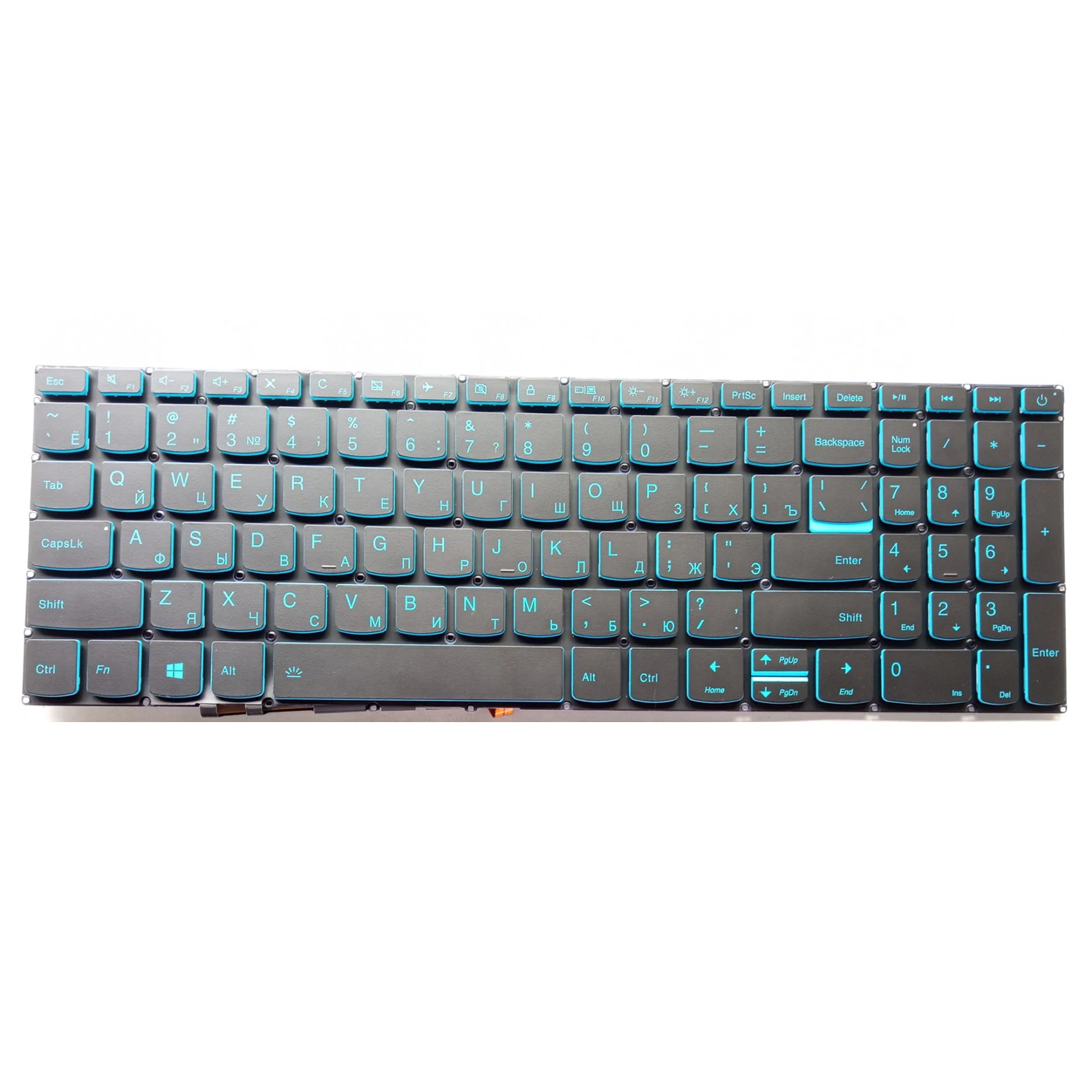 Imagem -02 - Teclado Retroiluminado ru para Lenovo Lenovo Ideapad L340 L34015 L340-17 L340-15irh Blue