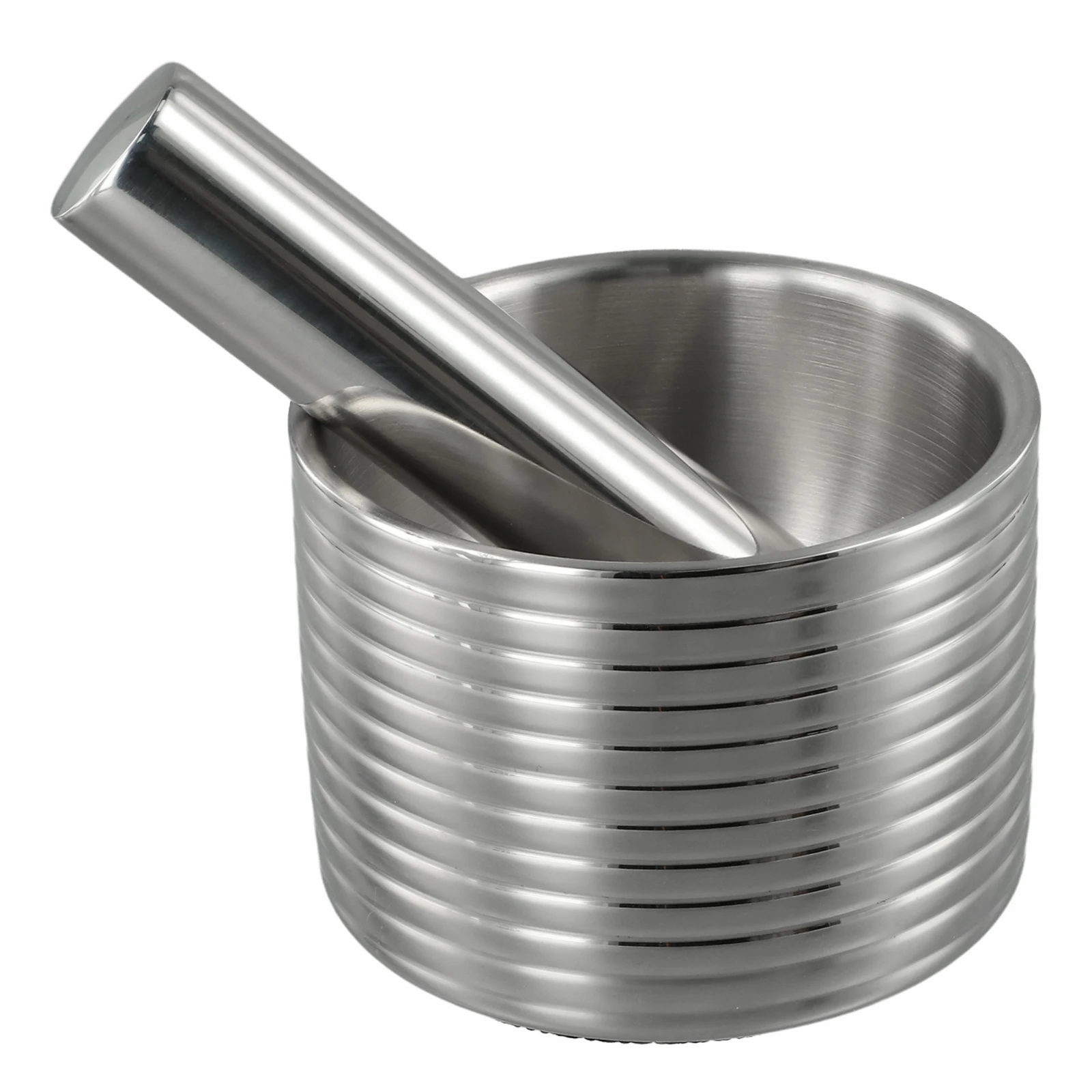 Heavy Duty Pill Crusher - 304 Stainless Steel Mortar & Pestle Grinder Cleanup A Breeze With Just Soap And Warm Water