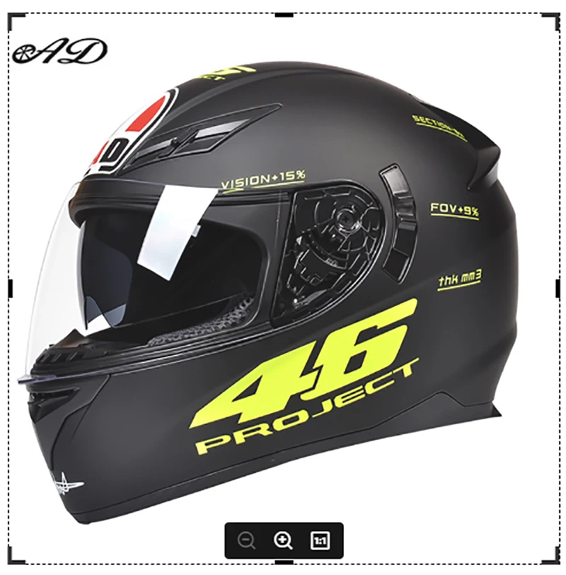 

Chargeable LED Tail Light Electric Motorcycle Helmet DOT Certified Motor Helmet in Winter Universal Riding for All Seasons 55-60