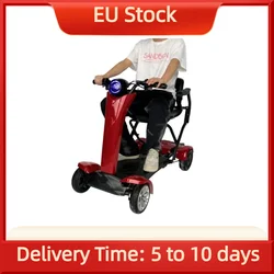 Automatic Folding Mobility Scooter Electric 4 Wheels Car For Old People 500W Electric Scooter Foldable Portable