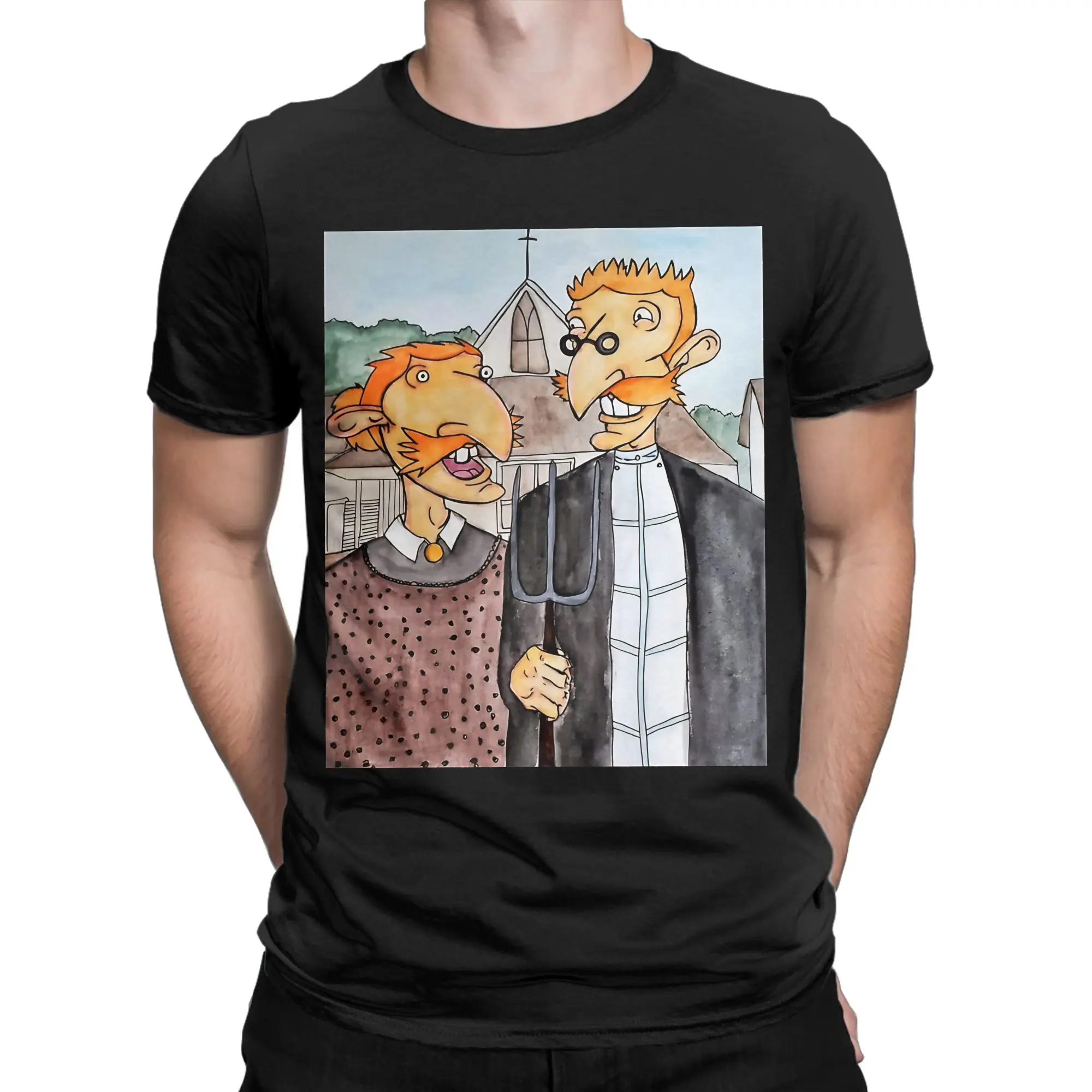 Smashing Classic The Wild Thornberrys Graphic 100% Cotton T-Shirt Tees Tops For Men
