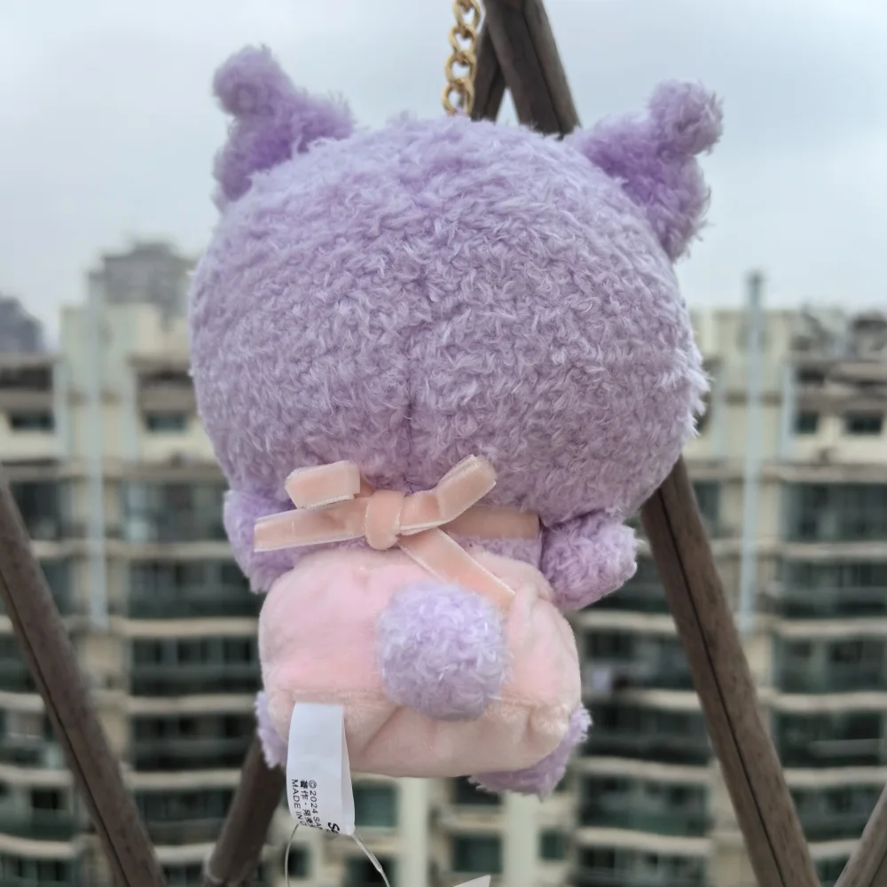 Sanrio Baby Kuromi Melody Hellokitty พวงกุญแจการ์ตูนน่ารักตุ๊กตาพวงกุญแจ Cinnamoroll กระเป๋าเป้สะพายหลังกระเป๋ารถจี้ตุ๊กตาของเล่นเด็กผู้หญิง