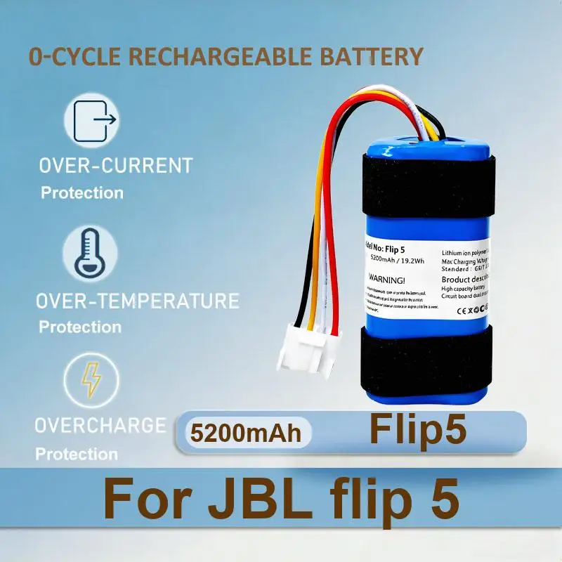Battery For JBL Flip 3 JBLFLIP3GRAY 4, 4 Special Edition flip4 Xtreme 1 Speaker Charge 2016 Version 2 Plus 2015 GSP1029102R view 4