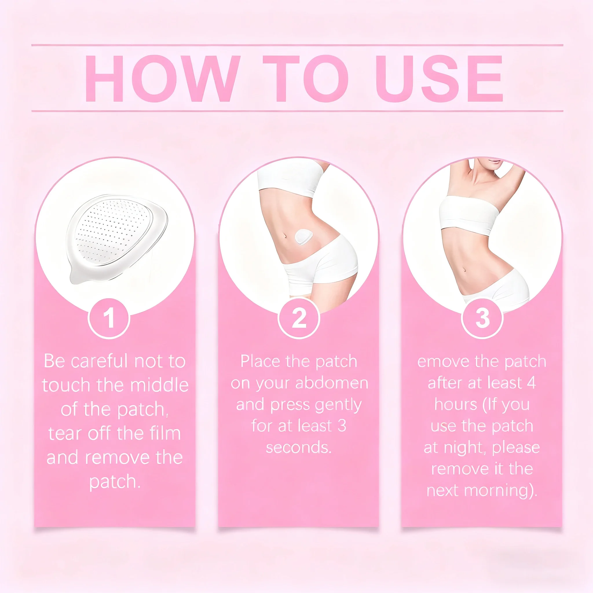 Nano lichaamsverzorgingspatch voor zacht onderhoud, verzorging voor de elasticiteit van de huid en dagelijkse massageverzorgingspatch