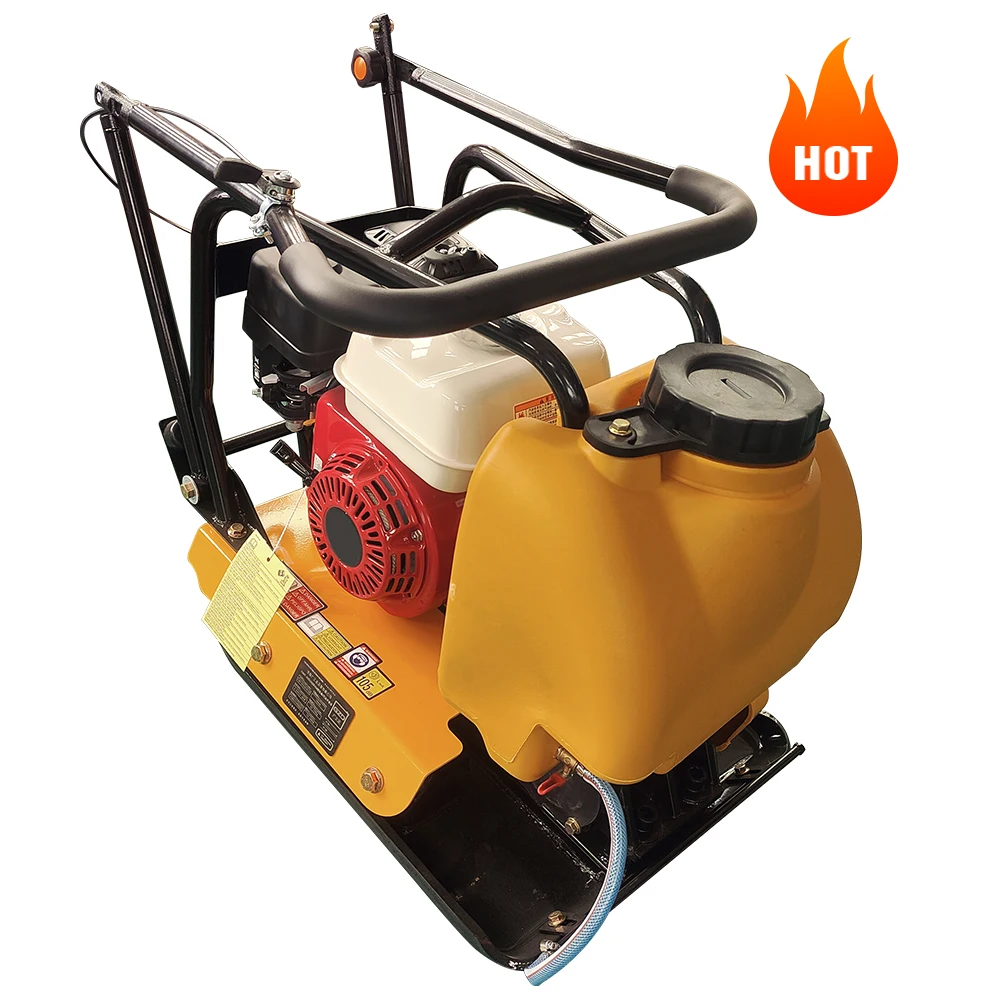 Soil Compaction Gas Vibrating Plate Compactor with China Domestic Engine