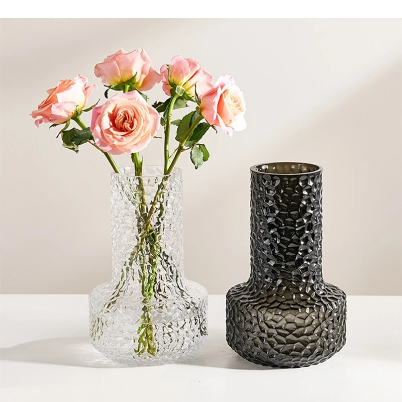 

Vintage Transparent Hydroponic Vase Glass Handicraft Decoration Home Art Table Flower Arrangement