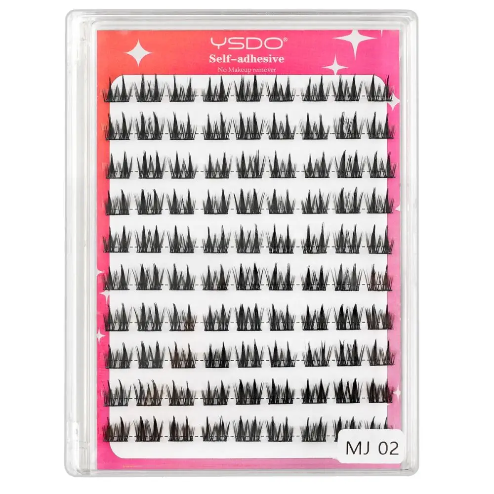 No Removal Required No Need Glue Fluffy False Eyelashes Reusable Manga Self-adhesive Lash Clusters Fairy Individual Lashes Women