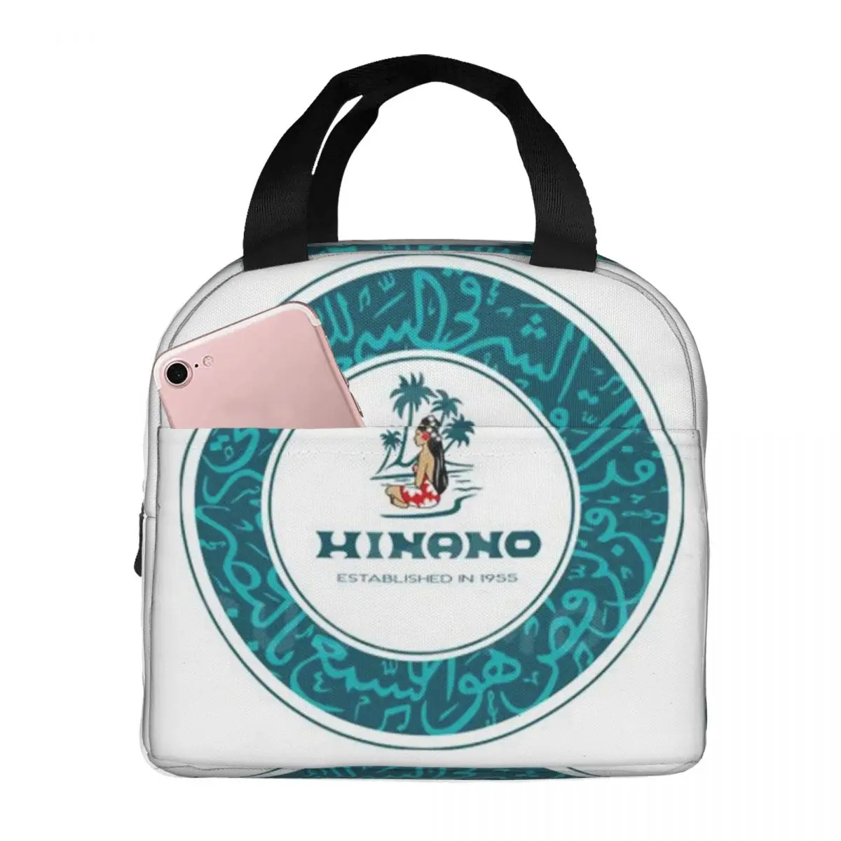 

Hinano Tahiti Insulated Lunch Bag for Kids School Cooler Thermal Food Box Tote Portable Lunch Boxes Container