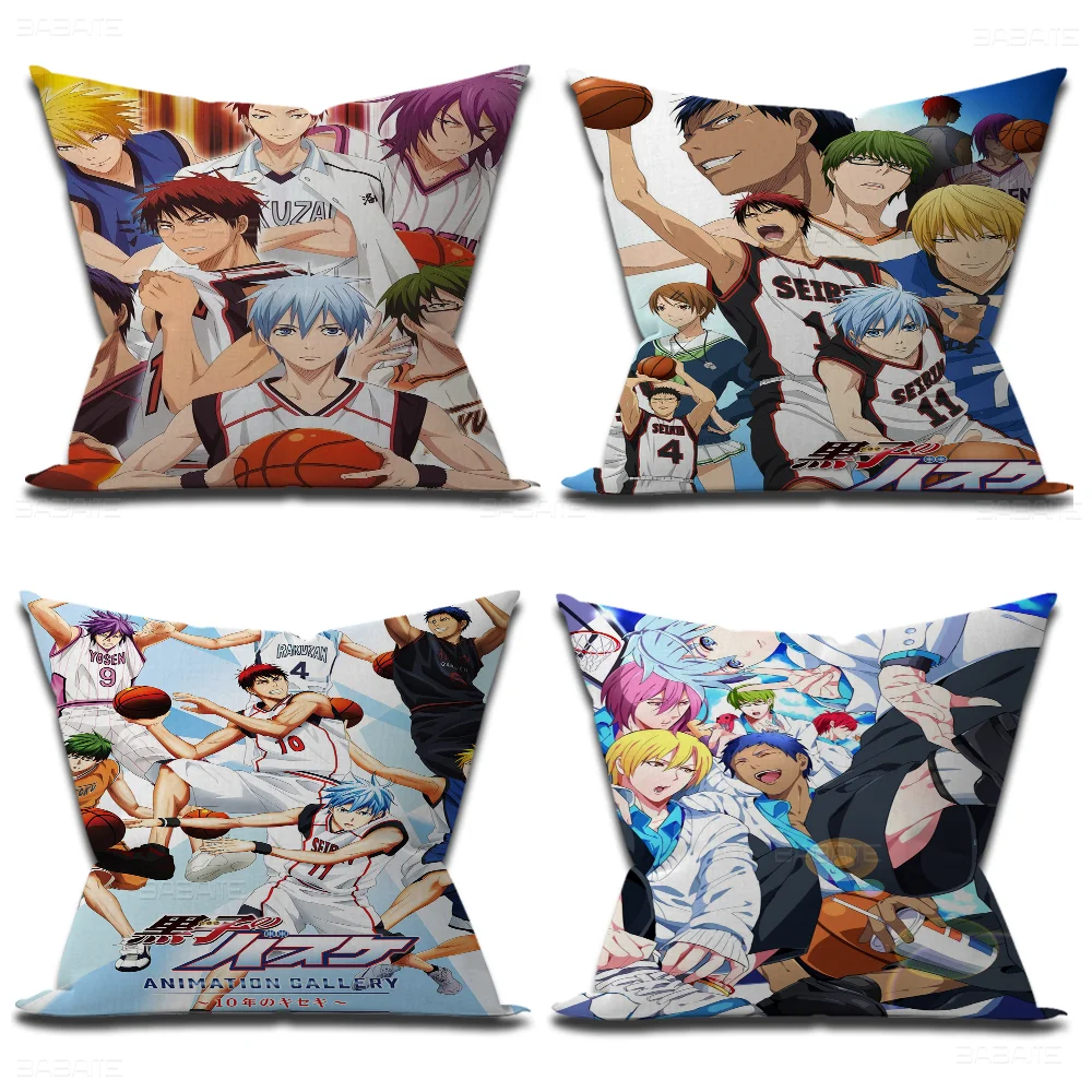 Japanese Anime Kuroko No Basket Cushion Cover Decorative Pillow Sofa Home Decor Case Pillow Cases