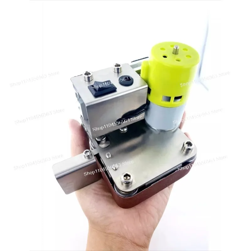 

Миниатюрный настольный электрический ленточный шлифовальный станок для заточки лезвий и полировки поверхностей