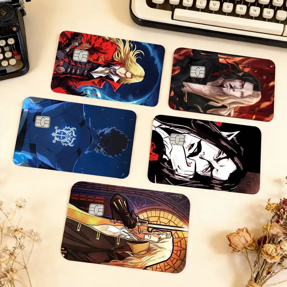 

C-Castlevania G-Game Waterproof Film Skin Cover Credit Card Stickers Debit Front Bank Bus Pass