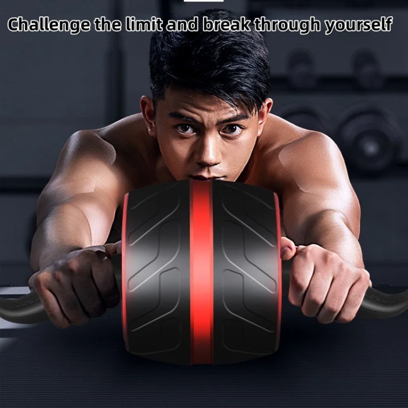 أسطوانة رياضية صغيرة للبطن مع وسادات للركبة، معدات تدريب غير قابلة للانزلاق للتدريب الأساسي في صالة الألعاب الرياضية المنزلية، آمنة وموثوقة