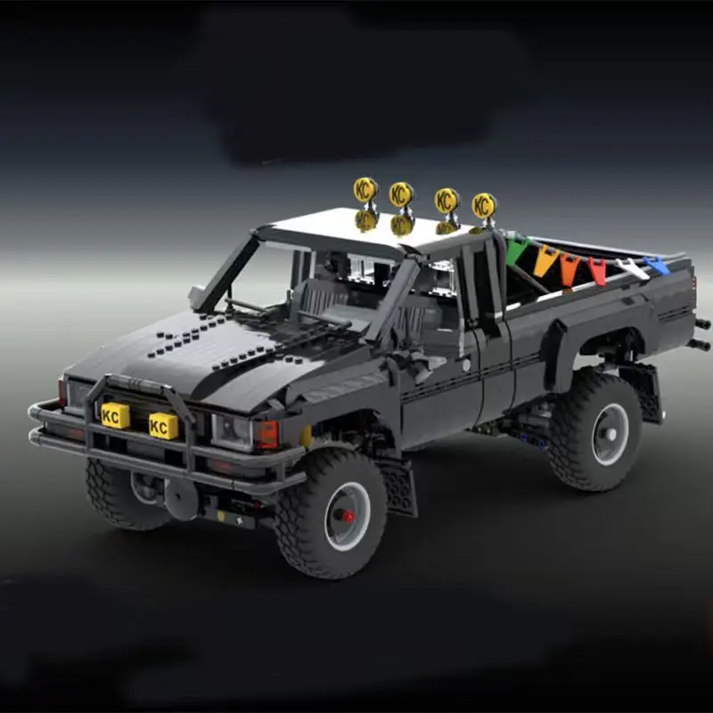 

3208 штук грузовика 4x4 SR5 Xtracab/пикап Harex DIY креативные строительные блоки детский подарок