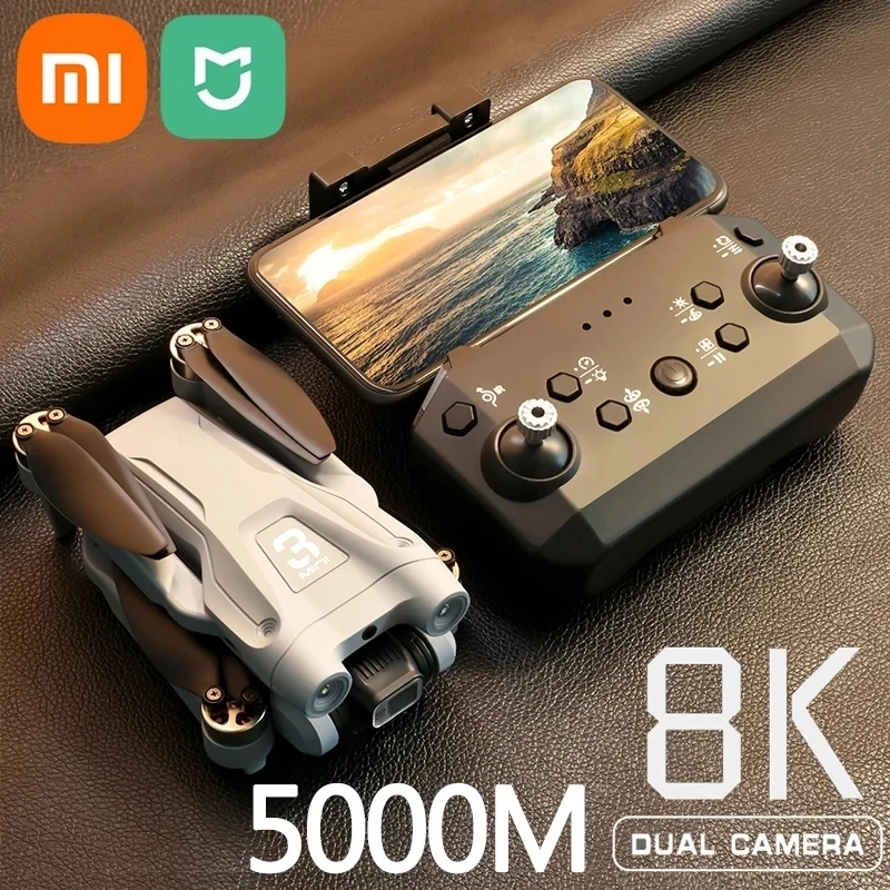 샤오미 MiJia Z908Max 드론, 8K 5G GPS, 전문 HD 항공 사진, 듀얼 카메라, 무지향성 장애물 회피 쿼드로터