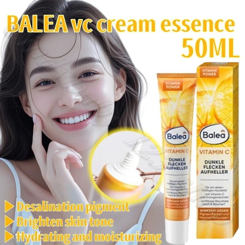 Balea VC Essência Facial Desvanecida Impressão Ilumina a Cor da Pele Vitamina C Hidratante Hidratante e Suave Pele 50ml