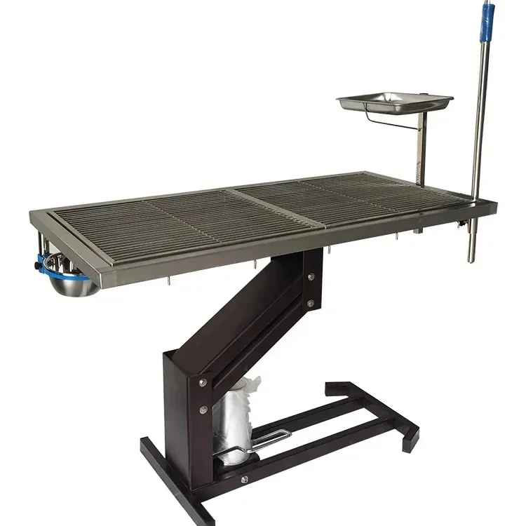 Smart F Vet Veterinary 304 Stainless Steel V Type Electric Operation Table Lifting Surgery Table