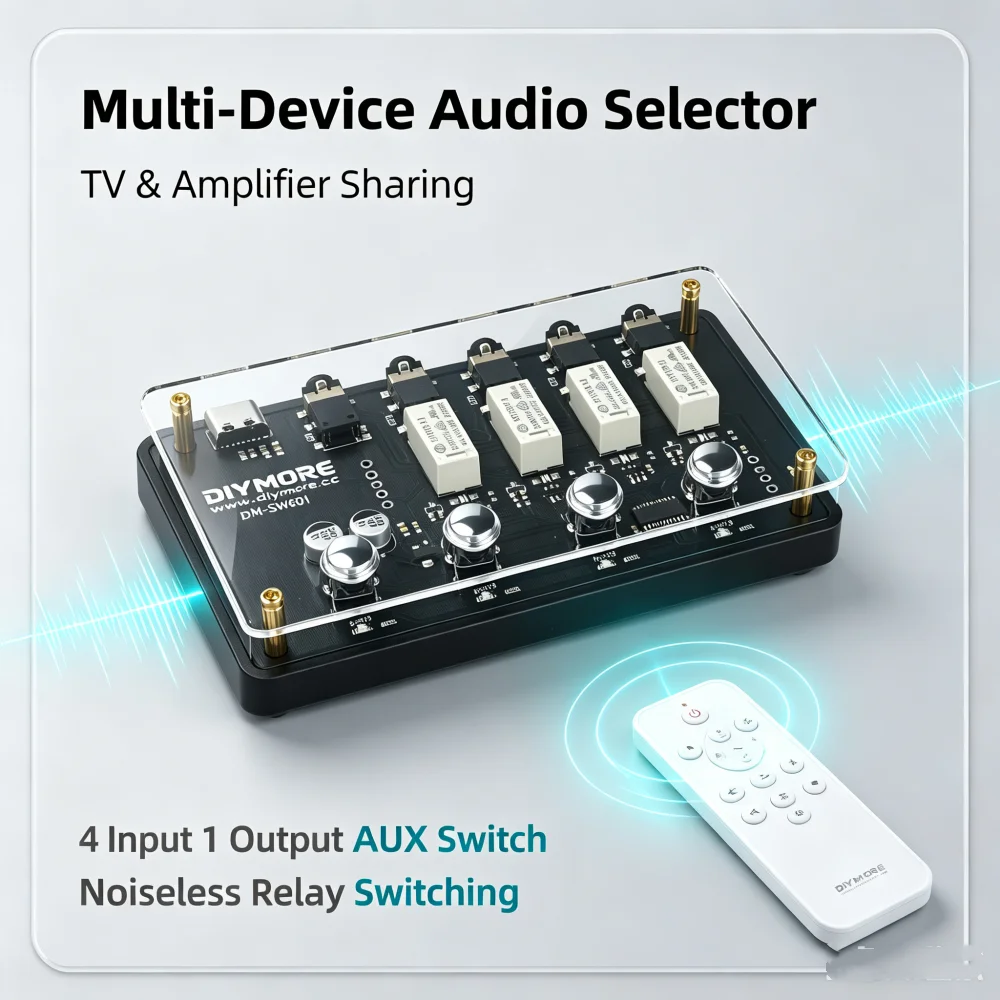 Bluetooth 5.4 Audio Receiver Board With USB/TF Playback Lossless Decoding AAC MP3 WAV FLAC APE For Car AUX DIY Power Supply