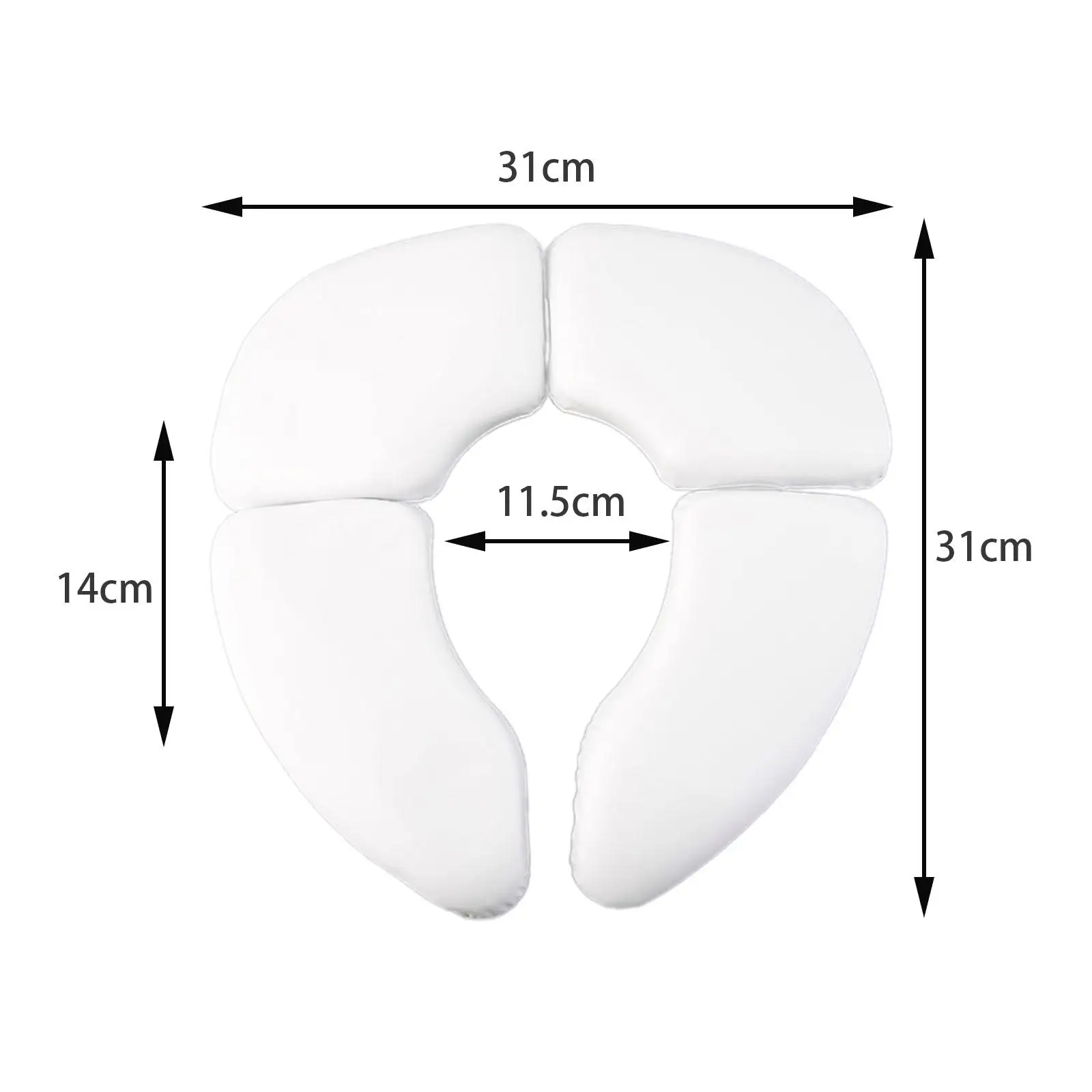 Folding Travel Toilet Seat Training Seat Soft Comfortable Easily Removed Portable for Kids for Boy and Girl Children Home