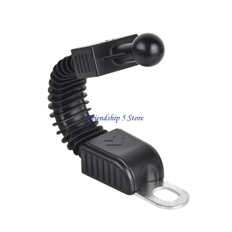 

T8WC Universal 17mm Ball Head Base Motorcycle Phone Mount Quick Installation Anti Vibration Design 360 Rotation