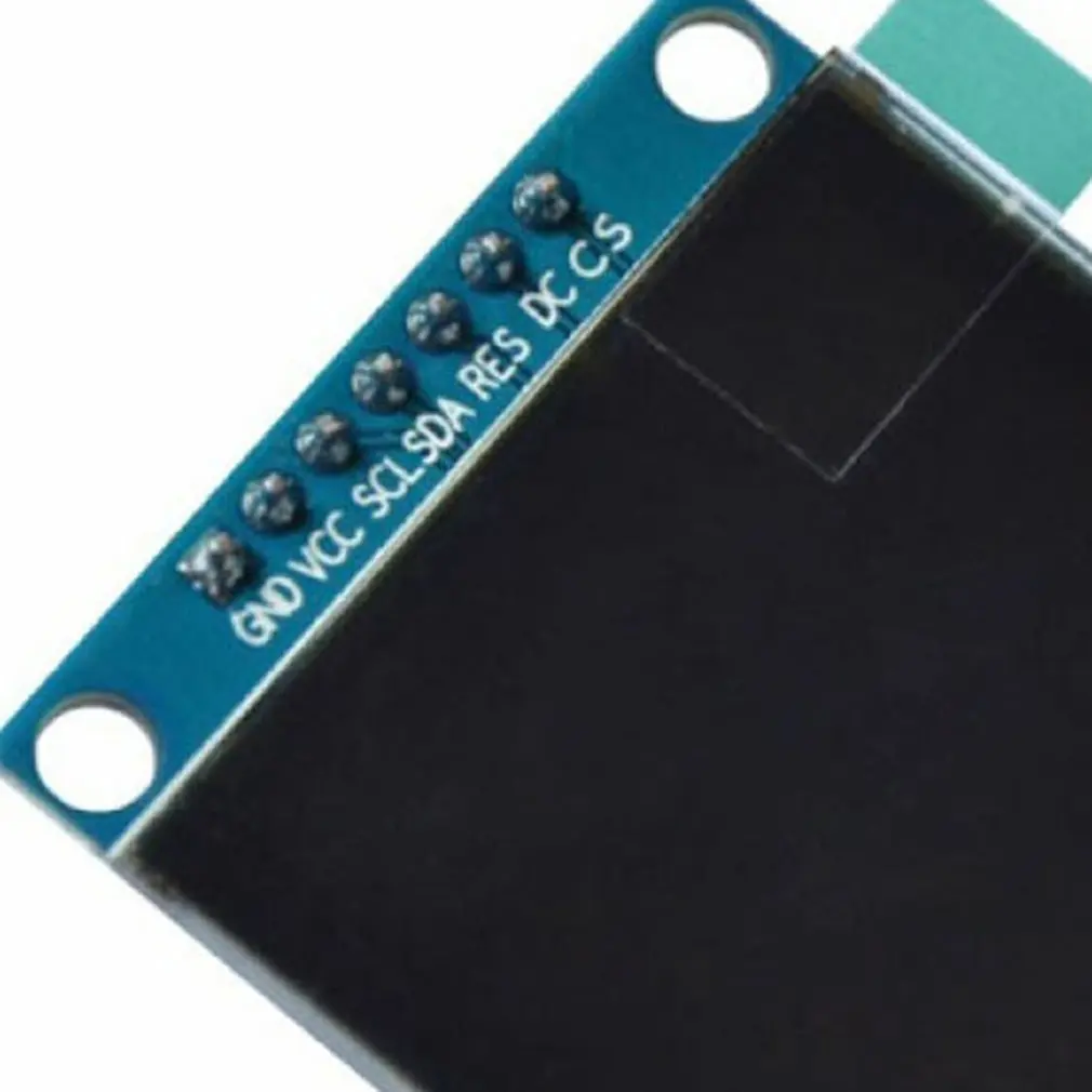 Tela de exibição do módulo OLED a cores, SSD1351, 128 RGB x 128 Drive, IC, SPI Interface para 51 STM32, 1,5"