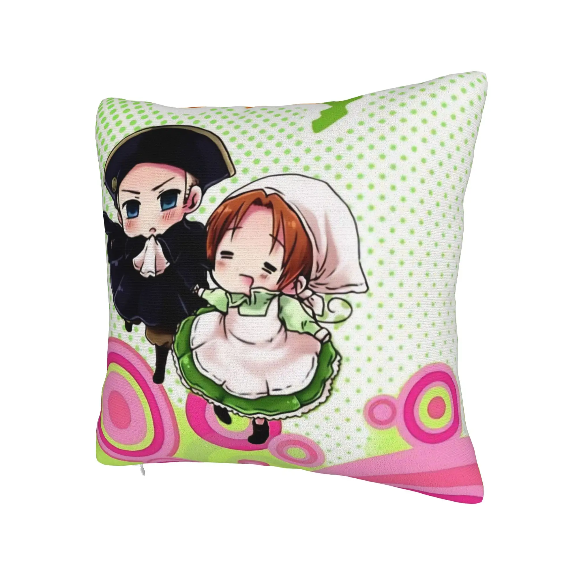 Decorative Pillow Cover Hetalias Axis Powers Merchandise Home  Throw Pillow Case Cover Square Multiple Sizes