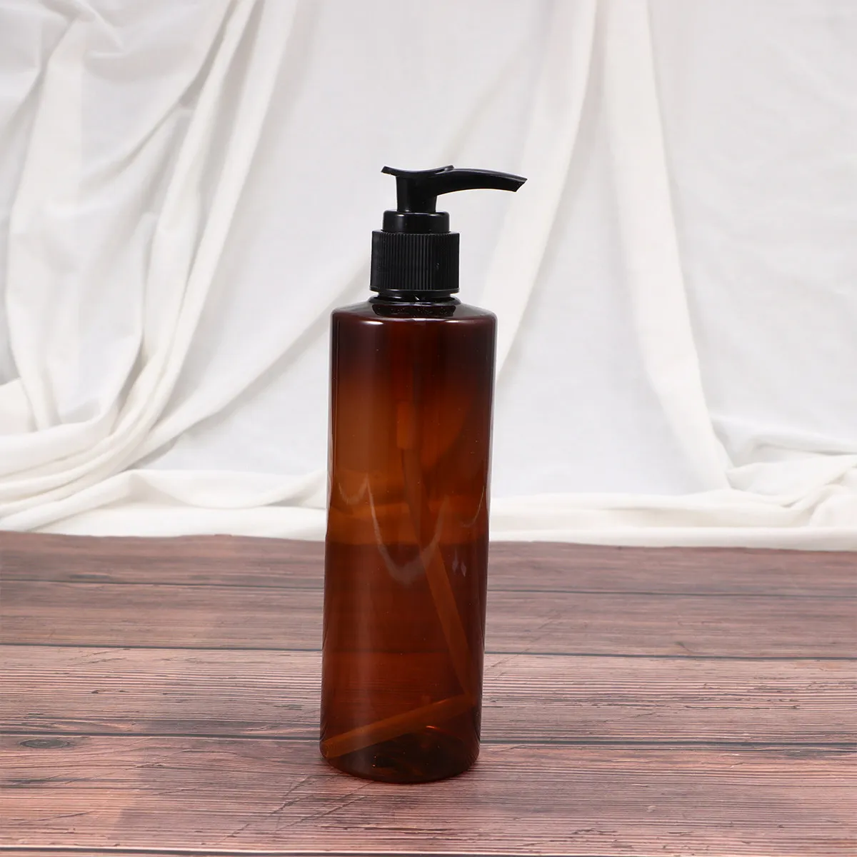 

6Pcs Lotion Dispensers Press Pump Sub Bottles for Home Office Liquid Storage 250Ml Plastic Soap Holders Brown Head