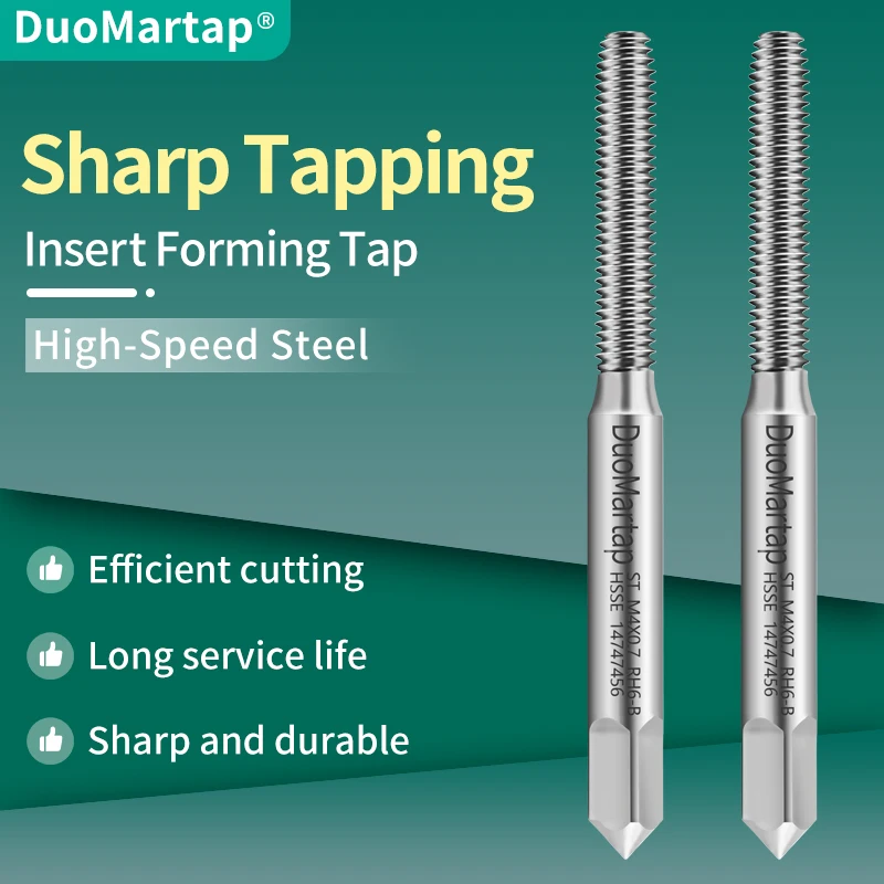 Duo  Martap HSSE-M35 JIS  Standard Insert Spiral Forming Tap STI ST UNC UNF 4-40--1/4 5/16 Machine Screw Thread Taps